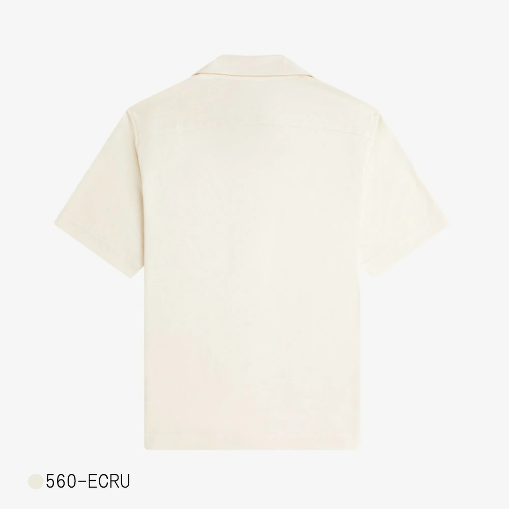 フレッドペリー カラーシャツ メンズ FRED PERRY COMPRESS MESH REVERE COLLAR SHIRT M1745 半袖 【国内正規品】