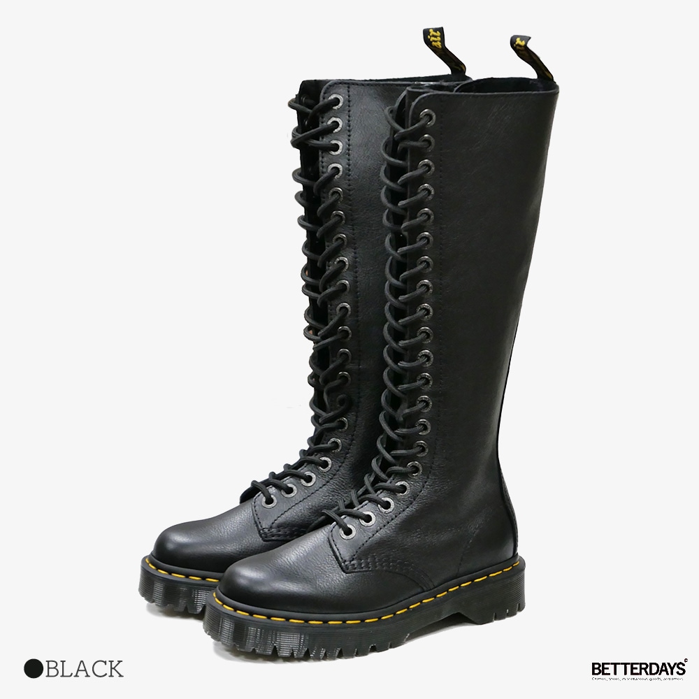 ドクターマーチン 20ホール ブーツ メンズ レディース ZIP付き レースアップ Dr.Martens 1B60 BEX 20 ホール ブーツ 22cm-27cm 【国内正規品】