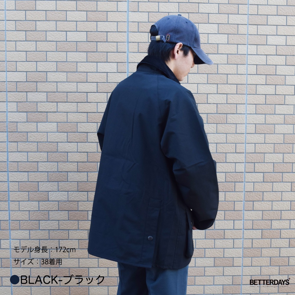 バブアー ノンオイル ビデイル 2レイヤー ノンオイルドコットン