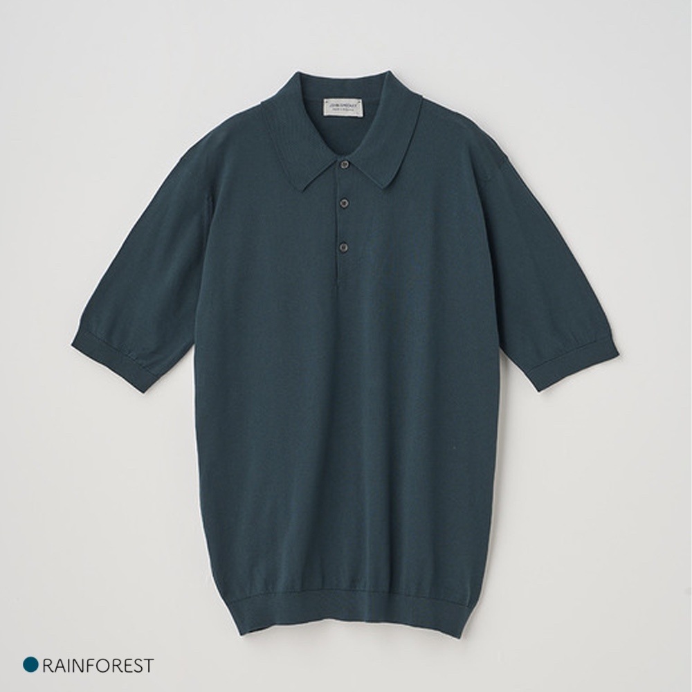 ニットポロシャツ  ジョンスメドレー シーアイランドコットン EASY FIT JOHN SMEDLEY  ISIS