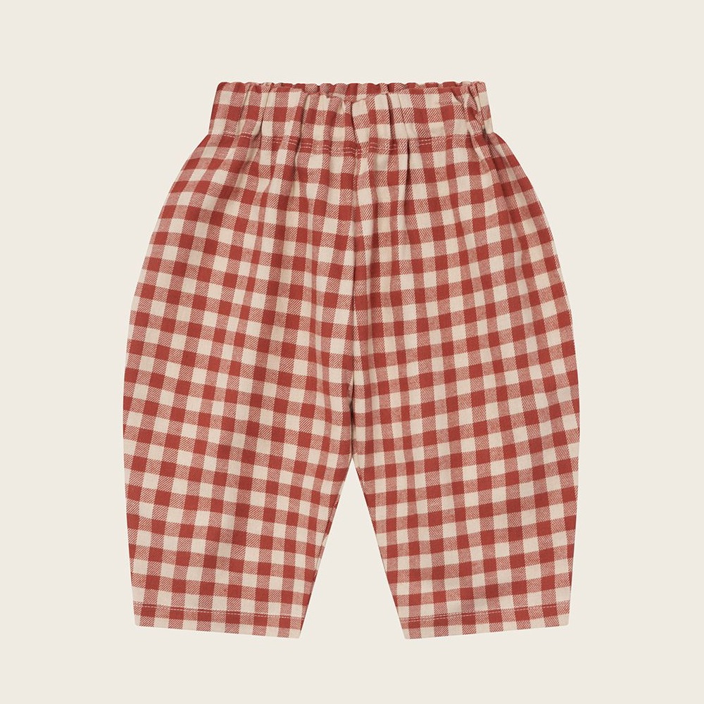 25AW organic zoo Gingham Lodge Pants ボトムス(BABY) | Coucoubebe