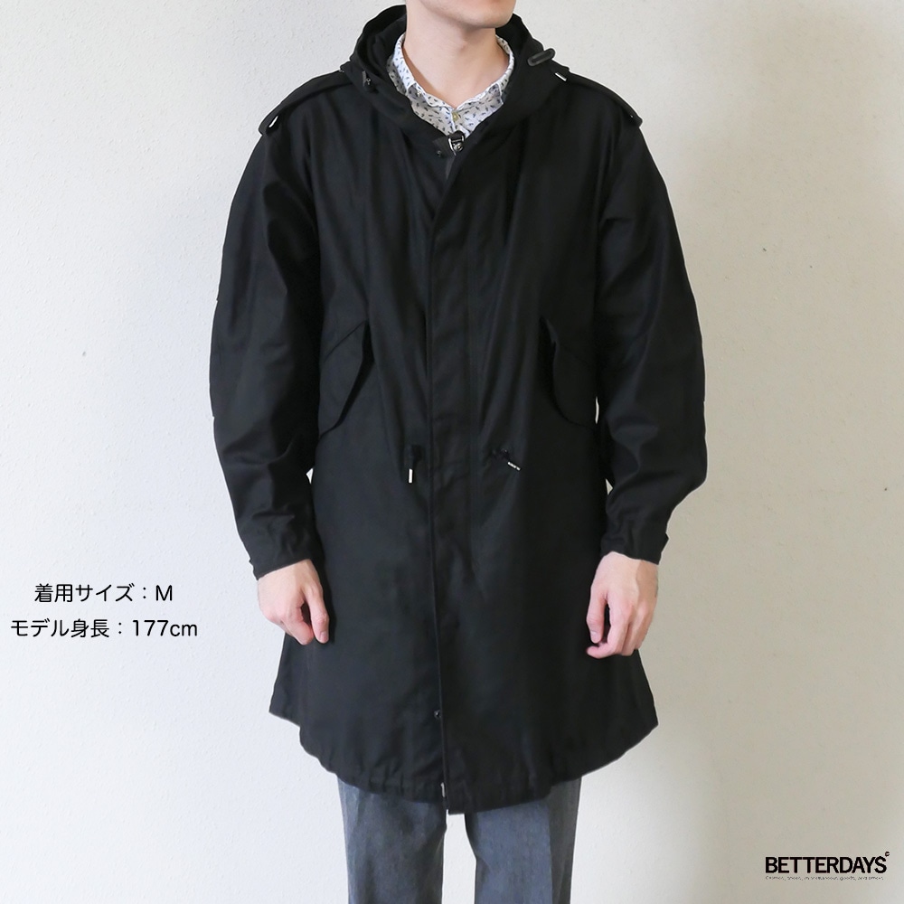 希少✨バズリクソンズ ウィリアムギブソン モッズコート 黒 L相当 ウール モッズコート メンズ バズリクソンズ WILLIAM GIBSON COLLECTION Lot