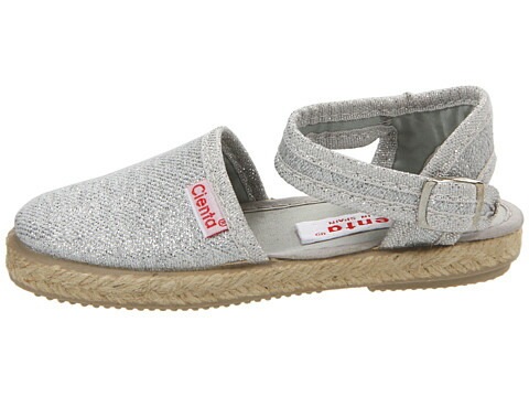 サンダル キッズ シエンタ Cienta ラメ エスパドリーユ 13-21cm ベルクロ サンダルベルクロワンストラップ ジュニア 新色 あま～い香り付き 靴 シューズ 40013 【国内正規品】