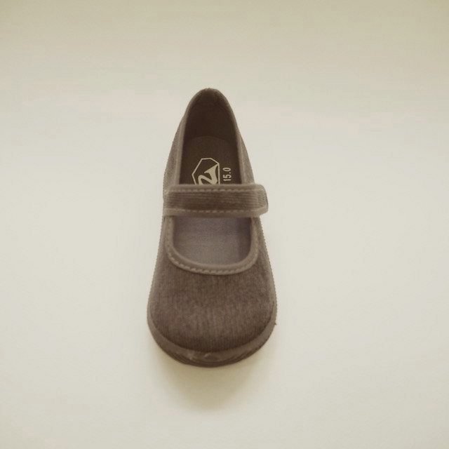 コーデュロイ ワンストラップシューズ  ZOOM ズーム Corduroy Strap Shoes コーデュロイストラップシューズ 14cm-18cm