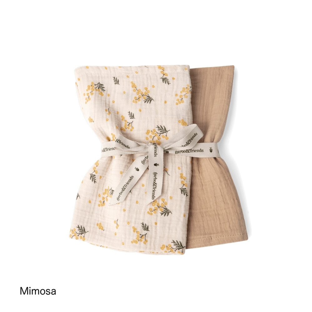 ガルボアンドフレンズ garbo&friends Muslin Swaddle Blanket ブランケット ガーゼ  オーガニックコットン おくるみ  出産祝い 2pcs 3pcs  