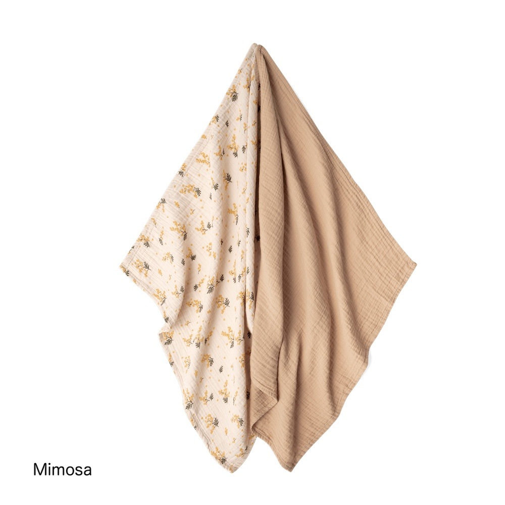 ガルボアンドフレンズ garbo&friends Muslin Swaddle Blanket ブランケット ガーゼ  オーガニックコットン おくるみ  出産祝い 2pcs 3pcs  