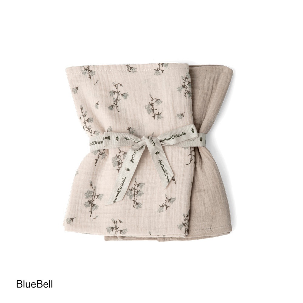 ガルボアンドフレンズ garbo&friends Muslin Swaddle Blanket ブランケット ガーゼ  オーガニックコットン おくるみ  出産祝い 2pcs 3pcs  