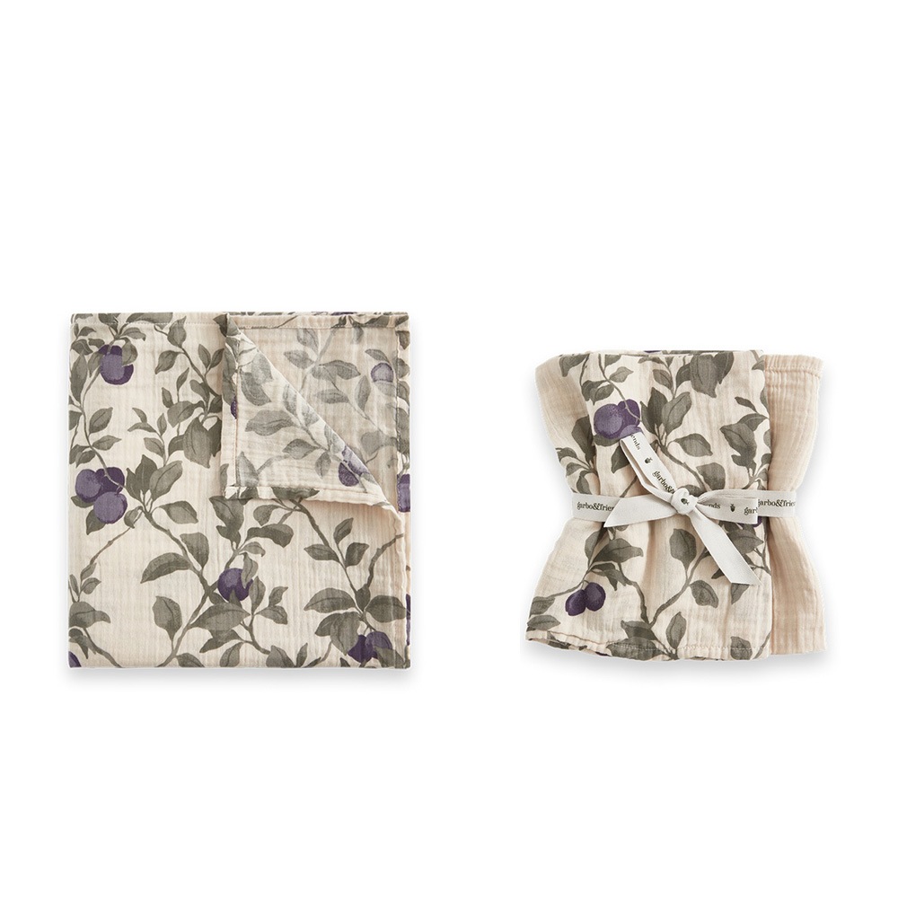 ガルボアンドフレンズ garbo&friends Muslin Swaddle Blanket ブランケット ガーゼ  オーガニックコットン おくるみ  出産祝い 2pcs 3pcs  