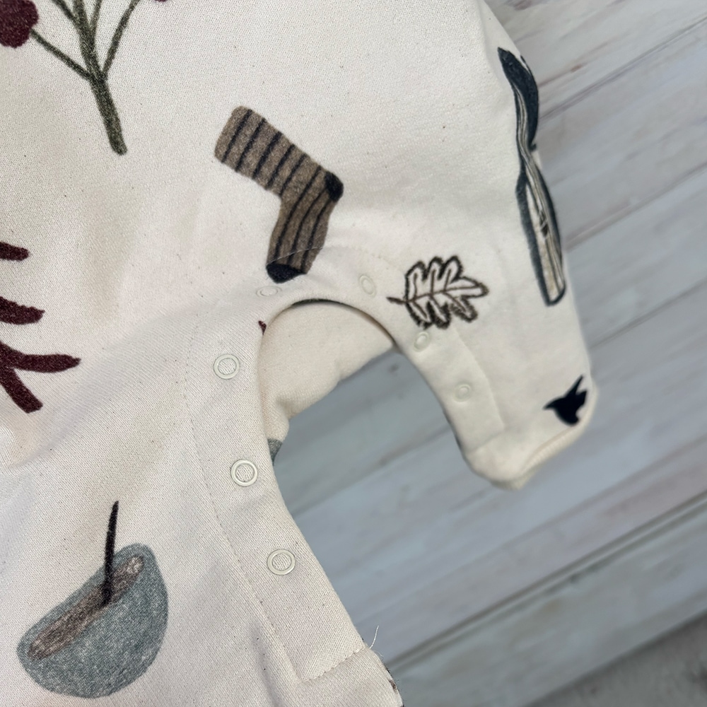 ロンパース キッズ  ベビー オーガニックズー Organic Zoo  Cosy Wild Onesie Undyed【国内正規品】 オーガニックズー公式取扱店 ベターデイズ【25AW/OZ】17cwildsie