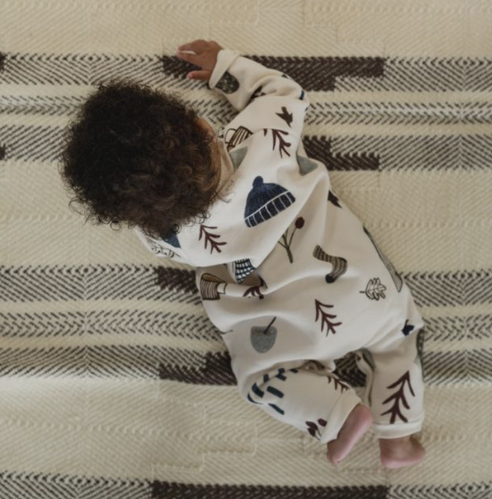 ロンパース キッズ  ベビー オーガニックズー Organic Zoo  Cosy Wild Onesie Undyed【国内正規品】 オーガニックズー公式取扱店 ベターデイズ【25AW/OZ】17cwildsie