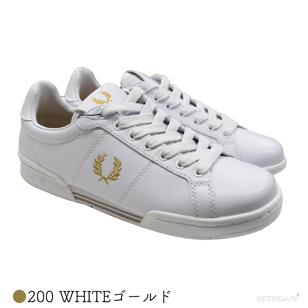 スニーカー メンズ レディース フレッドペリー FRED PERRY B4294_B722 LEATHER 23-28cm 【国内正規品】