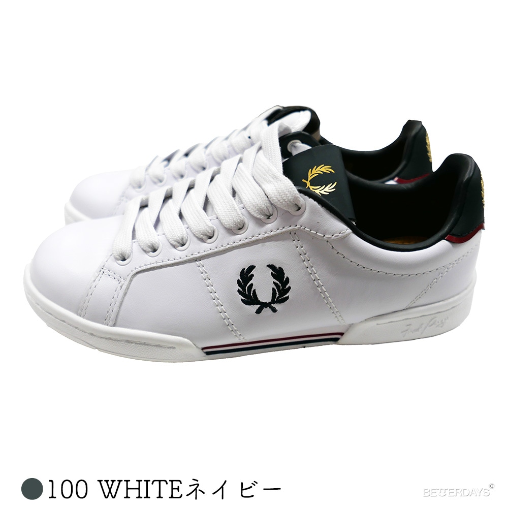 スニーカー メンズ レディース フレッドペリー FRED PERRY B4294_B722 LEATHER 23-28cm 【国内正規品】