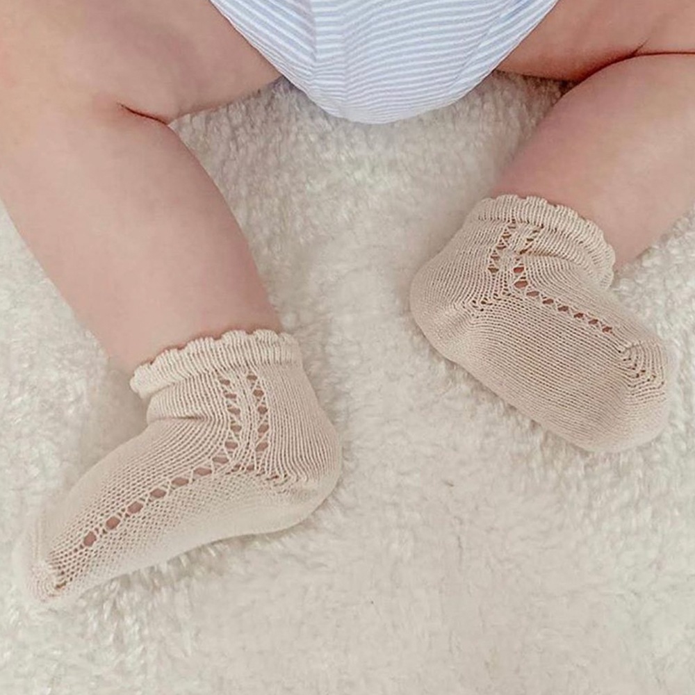 condor コンドル Side openwork perle short socks サイドオープンワーク パール ショートソックス  靴下 キッズ ベビー 【国内正規品】
