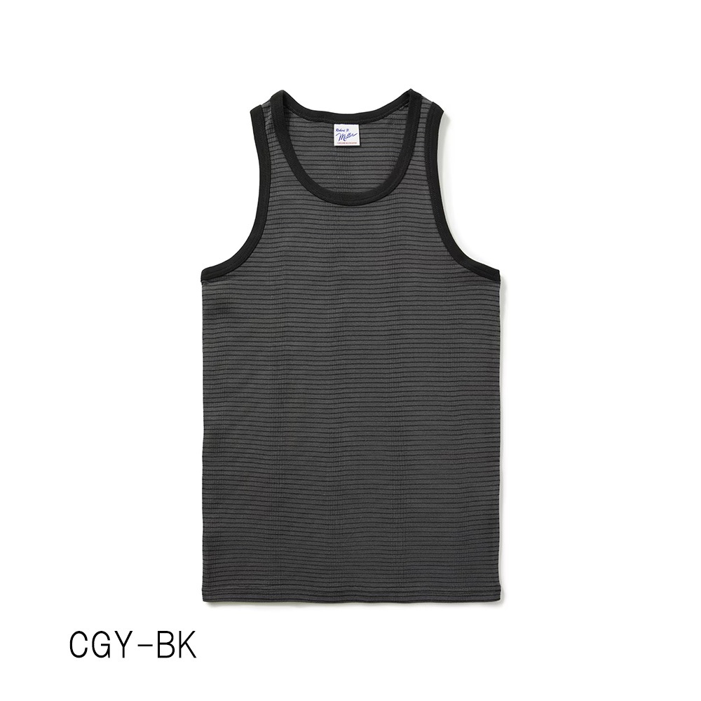 タンクトップ メンズ ロバートピーミラー リブ Panel-rib Tanktop