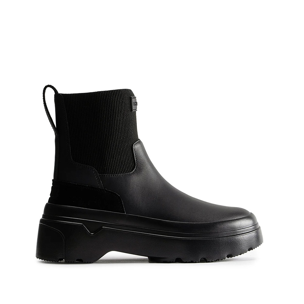 ブーツ  エクスプローラー チェルシー フラットフォームブーツ 22cm-25cm HUNTER WOMEN 