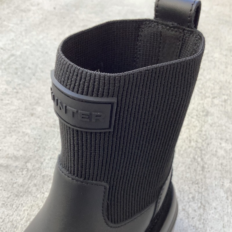 ブーツ  エクスプローラー チェルシー フラットフォームブーツ 22cm-25cm HUNTER WOMEN 