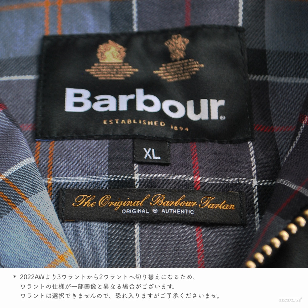 バブアー スペイ ワックスド コットン ショートブルゾン Barbour
