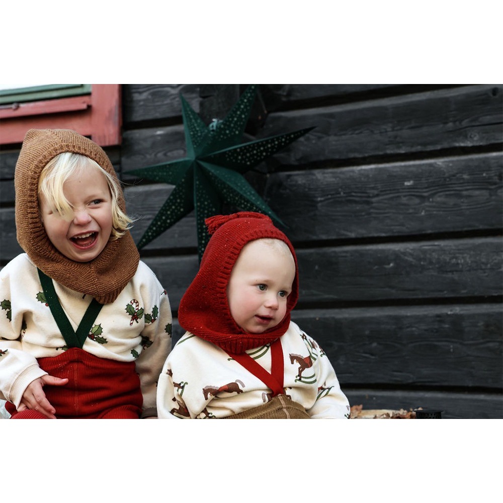 スウェット トレーナー  キッズ  ベビー オーガニックズー クリスマスデザイン ホーリースウェット　Organic Zoo CHRISTMAS HOLLY SWEATSHIRT【国内正規品】hollybsoz 