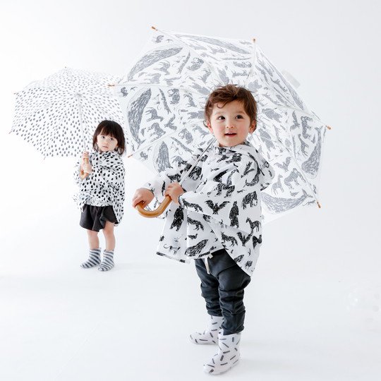 レインポンチョ キッズ チョコレートスープ chocolatesoup GEOMETRY RAINPONCHO