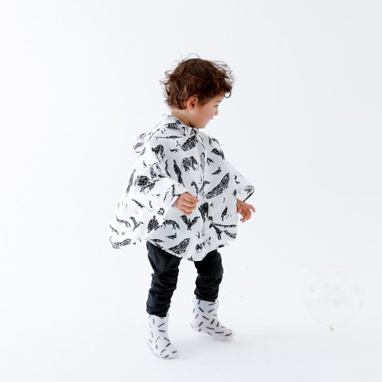 レインポンチョ キッズ チョコレートスープ chocolatesoup GEOMETRY RAINPONCHO
