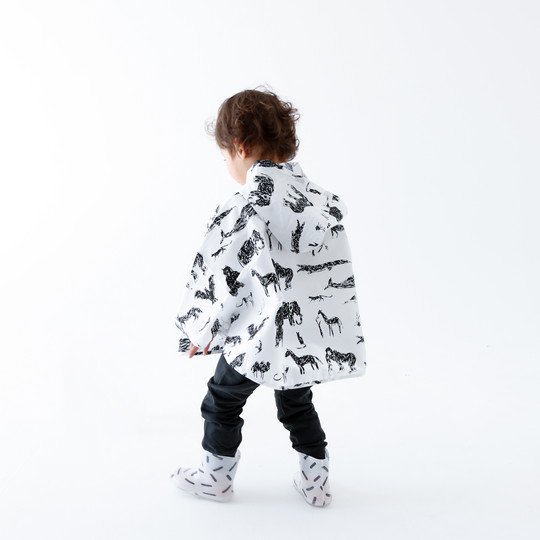 レインポンチョ キッズ チョコレートスープ chocolatesoup GEOMETRY RAINPONCHO