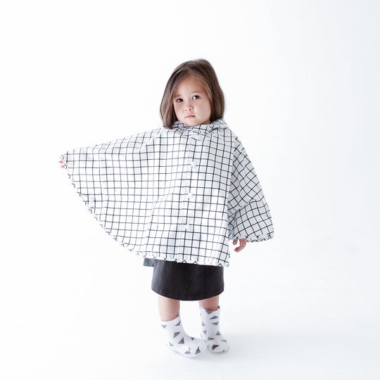 レインポンチョ キッズ チョコレートスープ chocolatesoup GEOMETRY RAINPONCHO