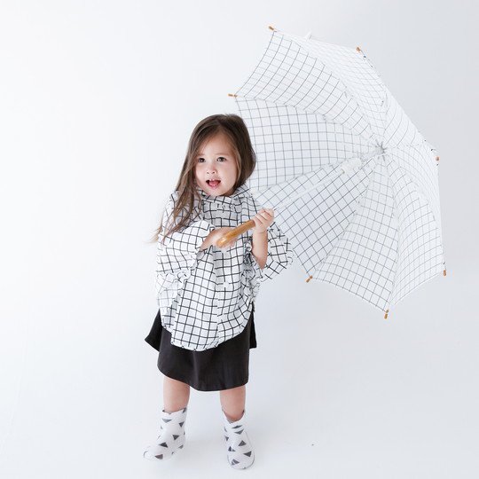 レインポンチョ キッズ チョコレートスープ chocolatesoup GEOMETRY RAINPONCHO