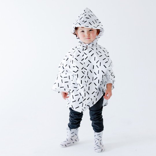 レインポンチョ キッズ チョコレートスープ chocolatesoup GEOMETRY RAINPONCHO