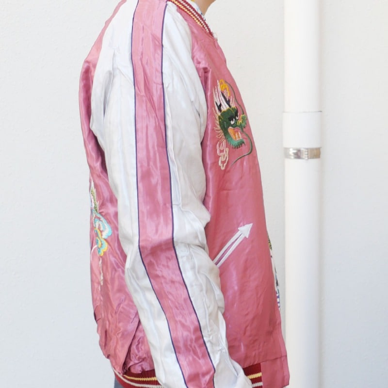 テーラー東洋　スカジャン　スーベニアジャケット　リバーシブル　美品 テーラー東洋】より【リバーシブルサテンスカジャン/Memorial