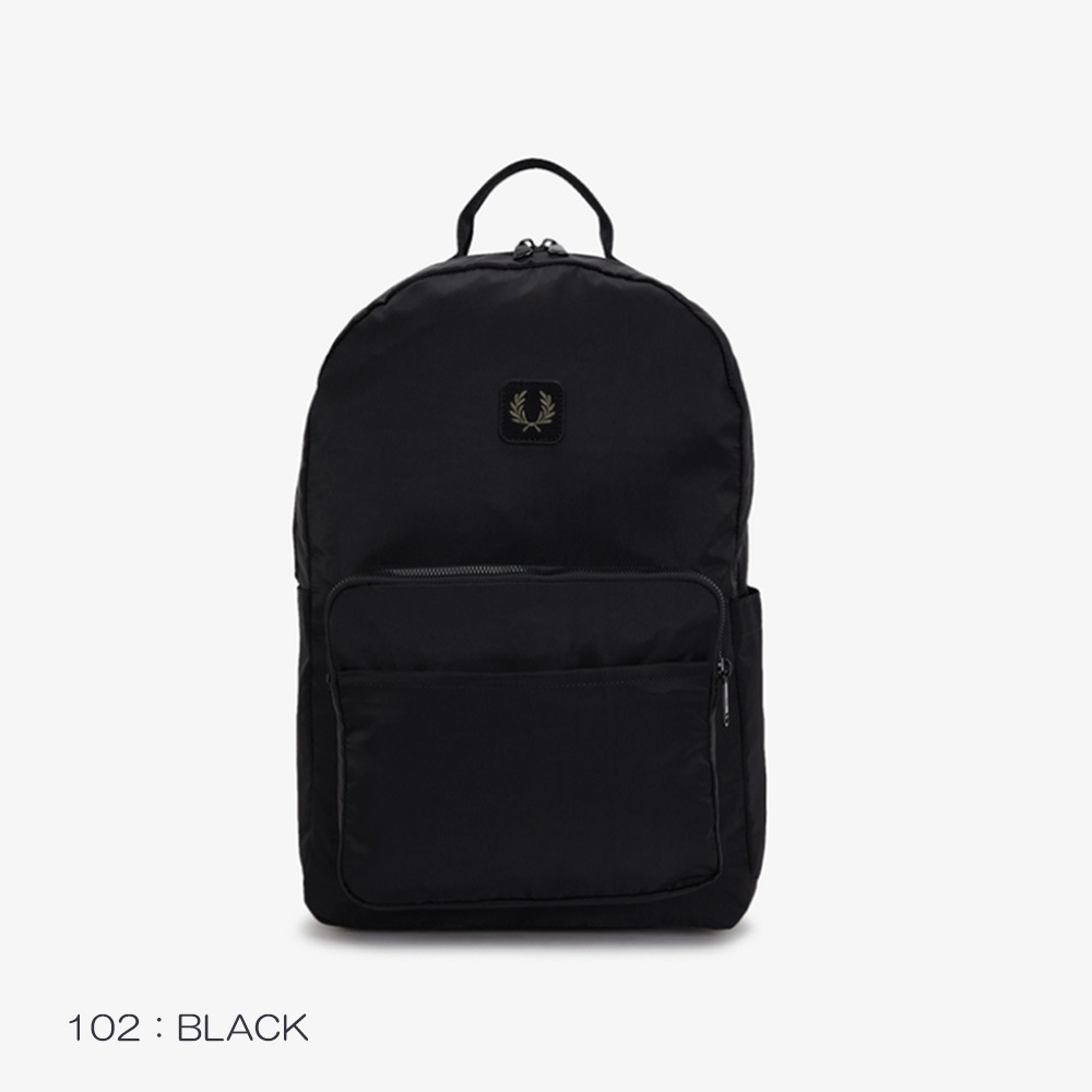 フレッドペリー  リュックサック ユニセックス バックパック FRED PERRY CRINKLE NYLON BACKPACK 【国内正規品】 L3339