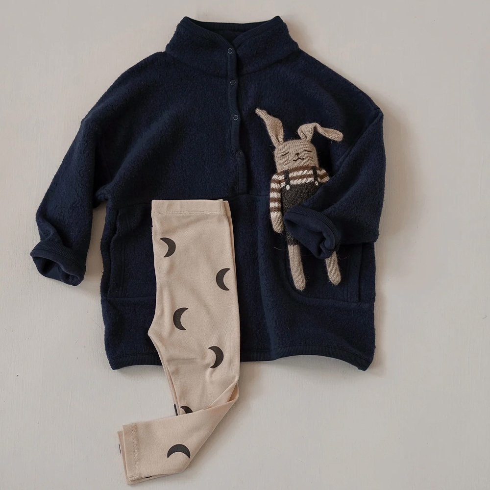 レギンス キッズ  ベビー オーガニックズー Organic Zoo Pebble Midnight Leggings【国内正規品】 11llpm