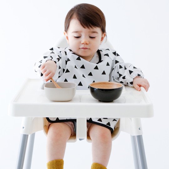 お食事エプロン スモック チョコレートスープ chocolatesoup GEOMETRY SMOCK