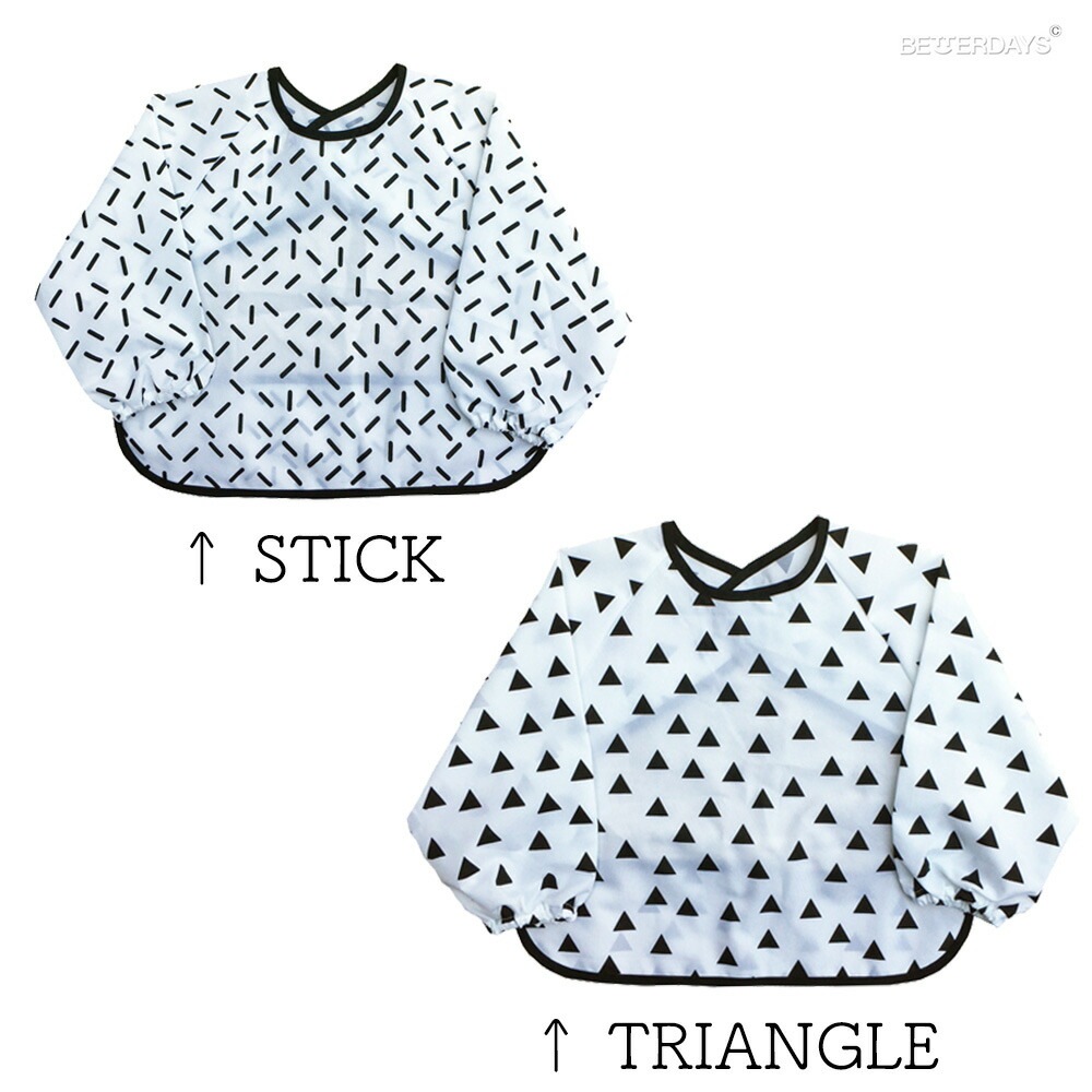 お食事エプロン スモック チョコレートスープ chocolatesoup GEOMETRY SMOCK
