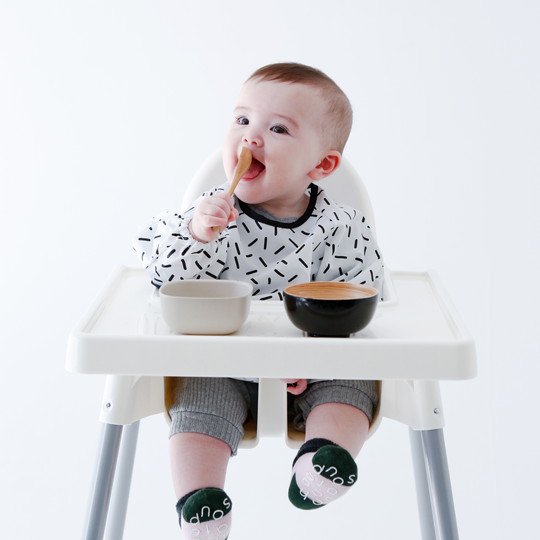 お食事エプロン スモック チョコレートスープ chocolatesoup GEOMETRY SMOCK