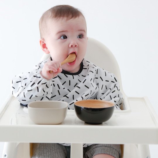 お食事エプロン スモック チョコレートスープ chocolatesoup GEOMETRY SMOCK