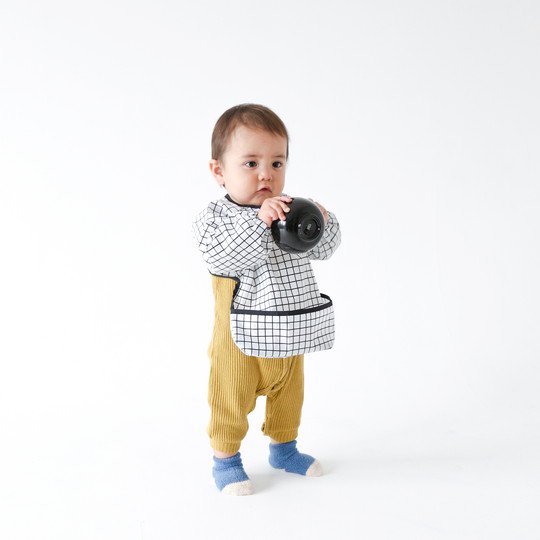 お食事エプロン スモック チョコレートスープ chocolatesoup GEOMETRY SMOCK