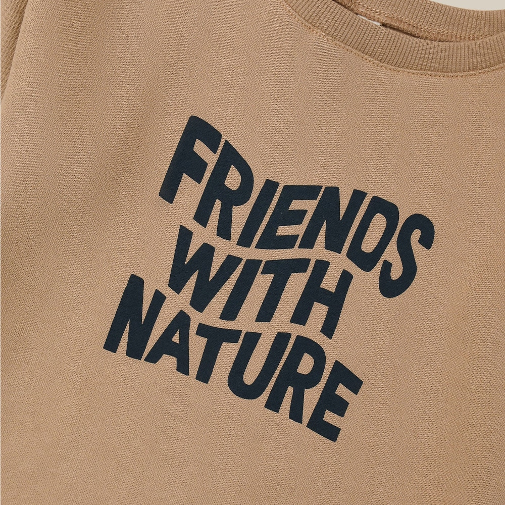 スウェット トレーナー  キッズ  ベビー オーガニックズー Organic Zoo Friends With Nature Sweatshirt 15FWNBSOZ