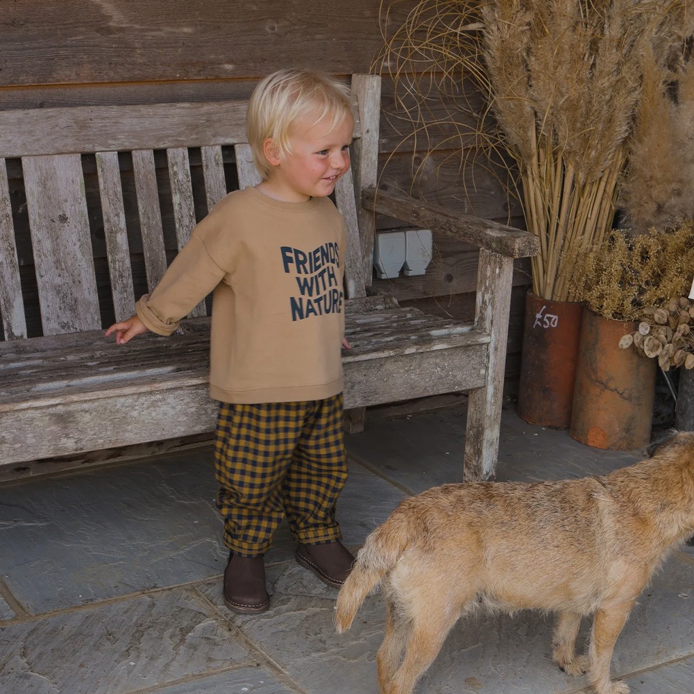 スウェット トレーナー  キッズ  ベビー オーガニックズー Organic Zoo Friends With Nature Sweatshirt 15FWNBSOZ
