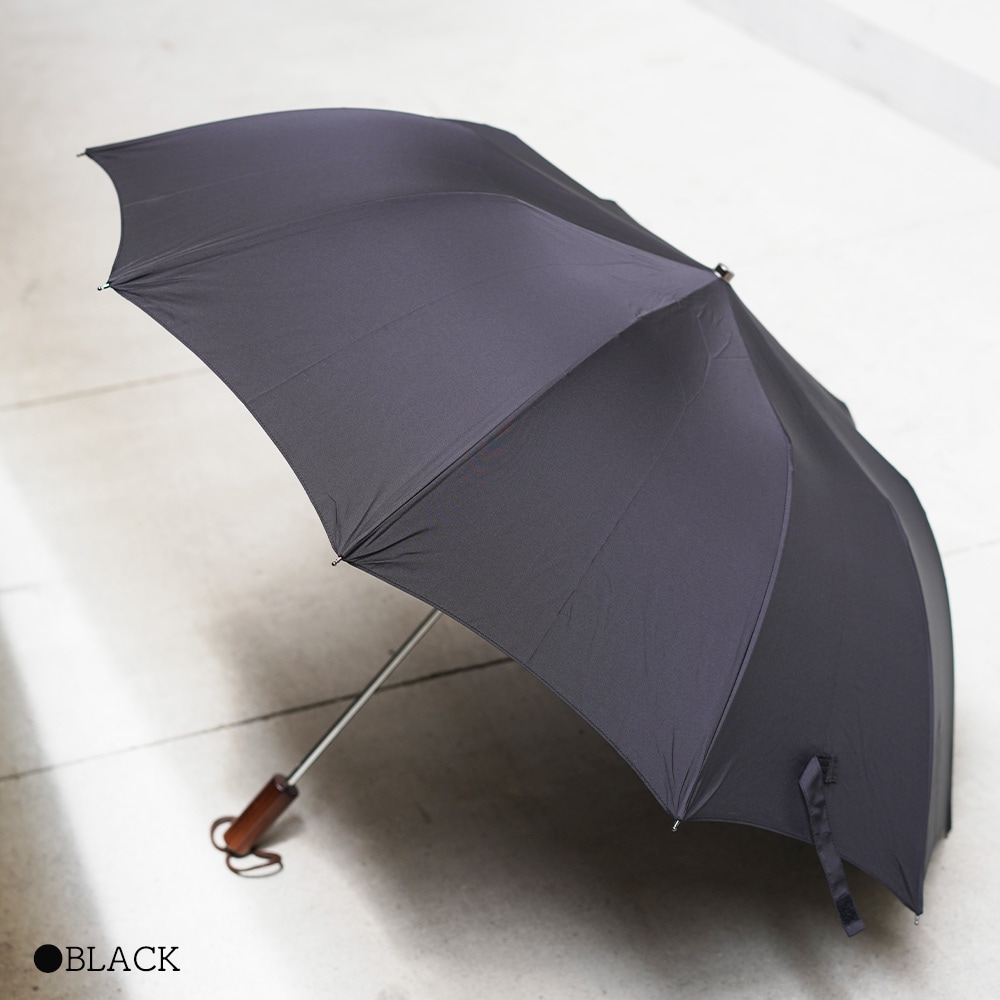 【新品・未使用】FOX UMBRELLAS メープルウッドハンドル 折りたたみ傘 折り畳み傘 ユニセックス メープル ストレート型ハンドル フォックス