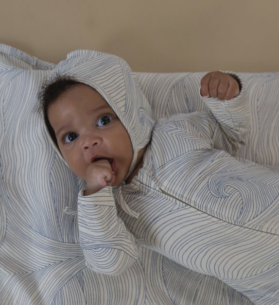 ロンパース キッズ  ベビー オーガニックズー Organic Zoo Seascape Zip Sleepsuit Undyed【国内正規品】オーガニックズー公式取扱店 ベターデイズ【25AW/OZ】17seasloz