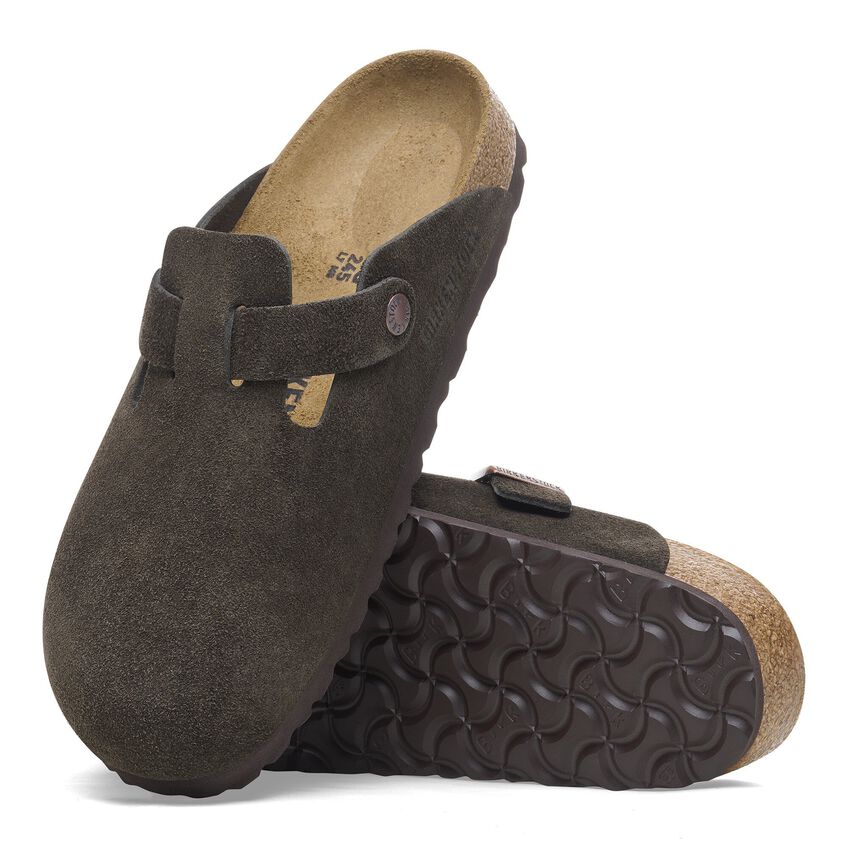 ビルケンシュトック ボストン ベロアレザー レギュラー ナロー 幅狭 23-28cm BIRKENSTOCK BOSTON