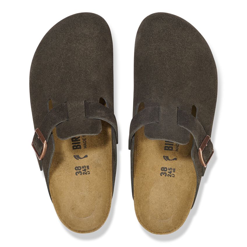 ビルケンシュトック ボストン ベロアレザー レギュラー ナロー 幅狭 23-28cm BIRKENSTOCK BOSTON