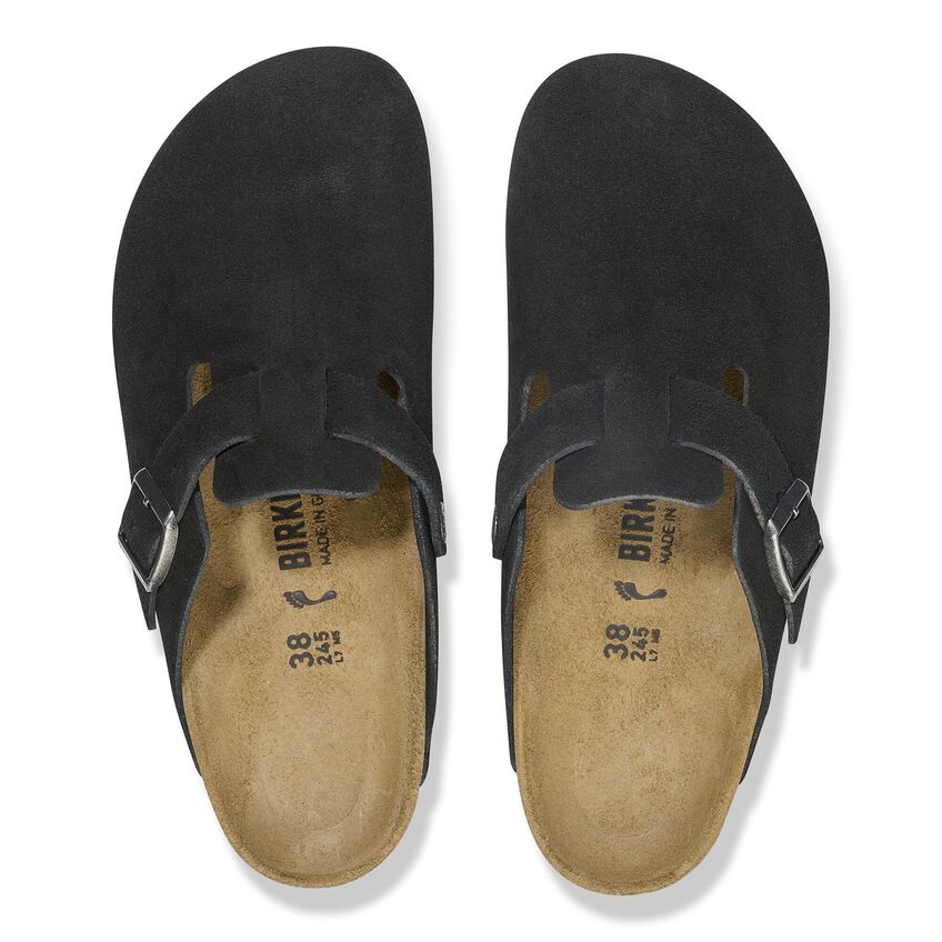 ビルケンシュトック ボストン ベロアレザー レギュラー ナロー 幅狭 23-28cm BIRKENSTOCK BOSTON