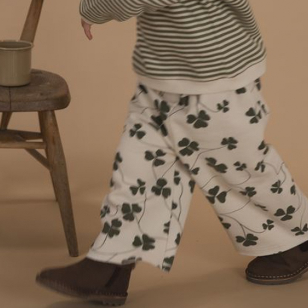 パンツ キッズ ベビー オーガニックズー Organic Zoo Clover Wide Leg