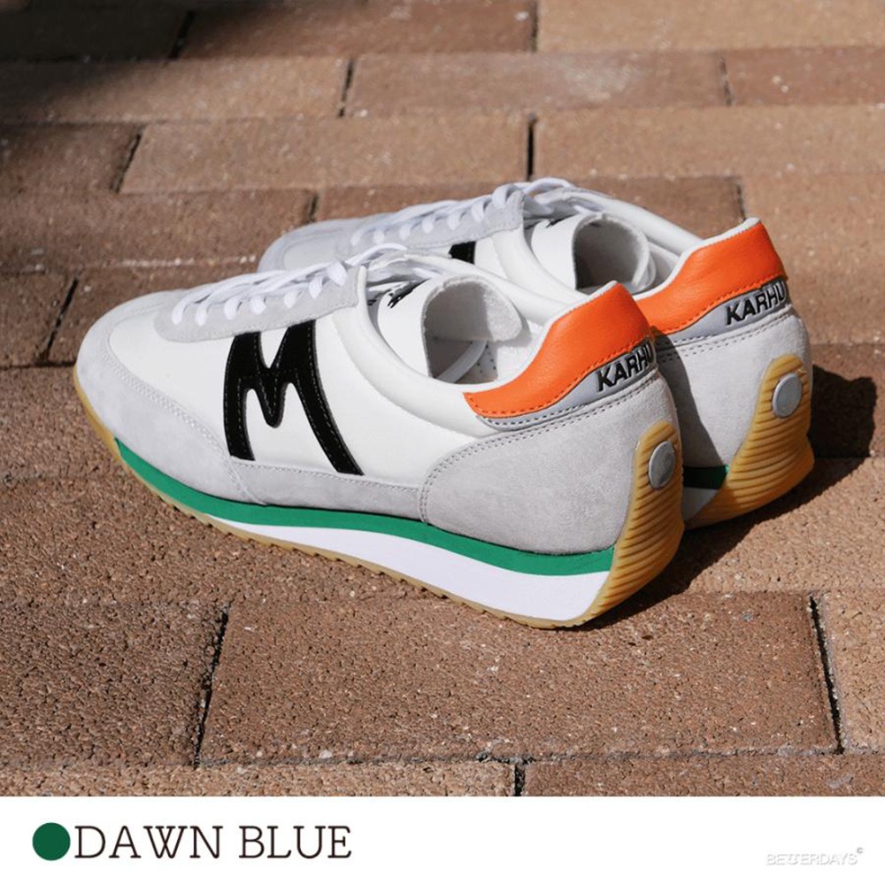 スニーカー   カルフ ランニングシューズ  KARHU MESTARI DAWN BLUE/JET BLACK 22~28.5cm 靴 運動靴  