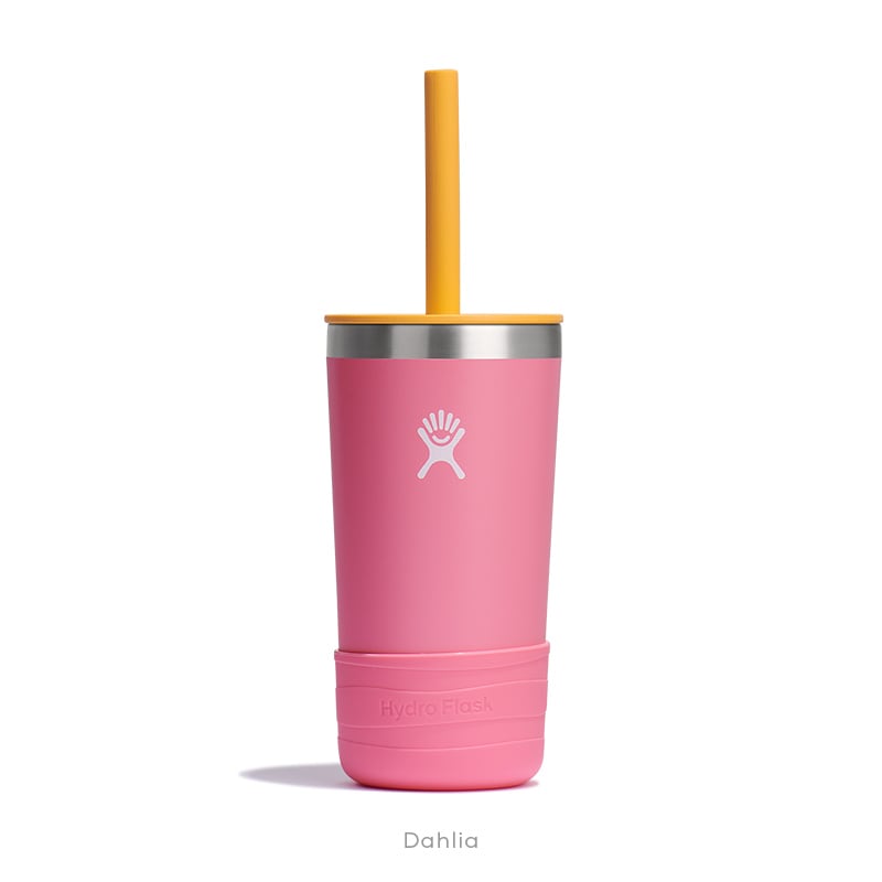 ストロー付きタンブラー ハイドロフラスク ステンレス キッズ  魔法瓶 真空断熱 Hydro Flask 12oz Tumbler KIDS With Straw Lid