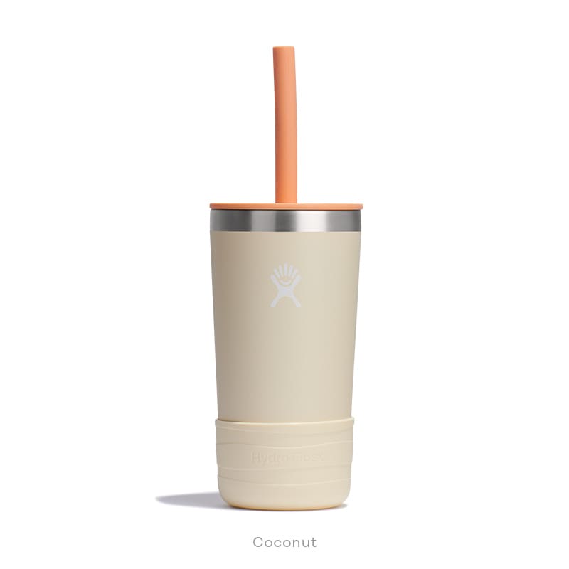ストロー付きタンブラー ハイドロフラスク ステンレス キッズ  魔法瓶 真空断熱 Hydro Flask 12oz Tumbler KIDS With Straw Lid