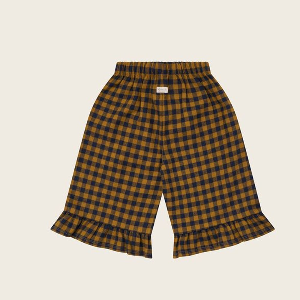 パンツ  キッズ  ベビー オーガニックズー Organic Zoo Blueberry Gingham Frill Culottes【国内正規品】オーガニックズー公式取扱店 ベターデイズ【25AW/OZ】17bbghfc