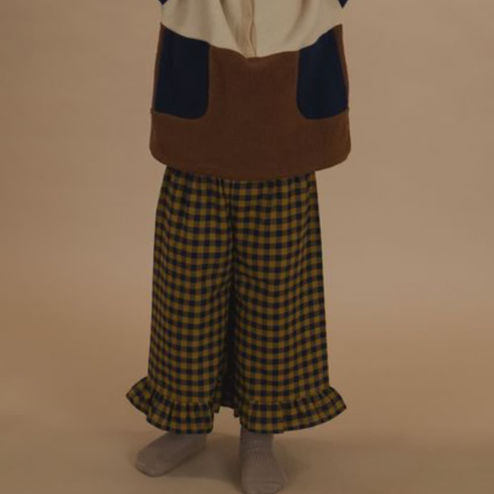 パンツ  キッズ  ベビー オーガニックズー Organic Zoo Blueberry Gingham Frill Culottes【国内正規品】オーガニックズー公式取扱店 ベターデイズ【25AW/OZ】17bbghfc