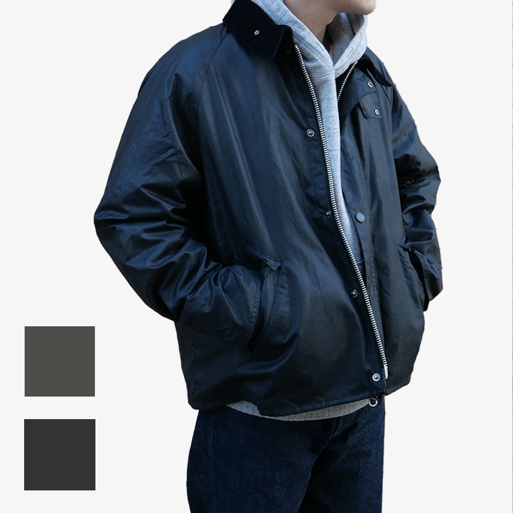 バブアー トランスポート ショートブルゾン ワックスコット